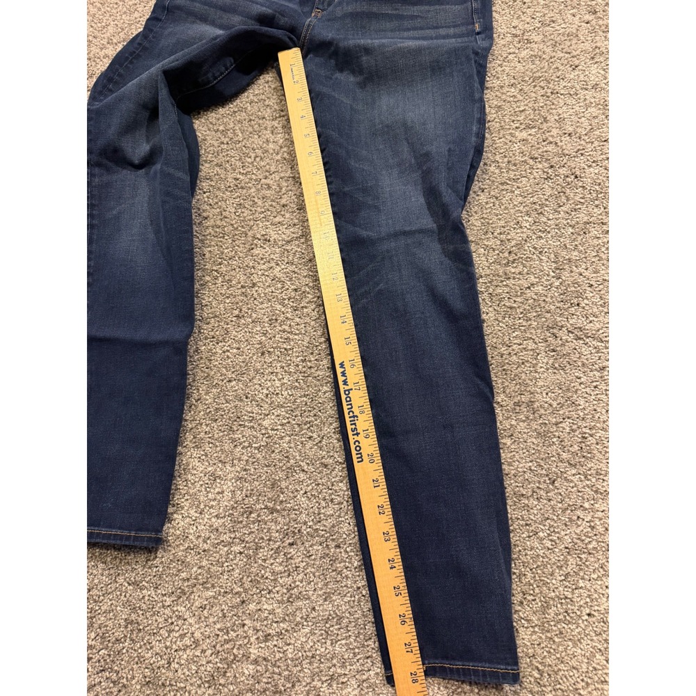 American Eagle Jegging Womens 10 Blue Super Super Stretch X4 Dark Wash Denim - Picture 8 of 11